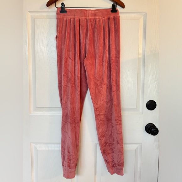 RACHEL PARCELL Stretch Soft Velour Drawstring Jogger Sweatpants  - Small - Picture 5 of 12